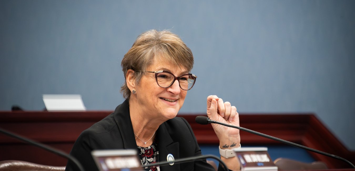 Maureen at hearing